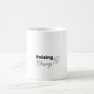 Raising Blessings Christian Mom Coffee Mug