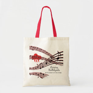 RAISING HALLELUJAHS IN THE STORM Personalized Tote Bag