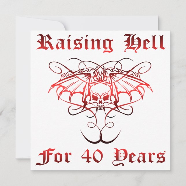 Raising Hell For 40 Years (Front)