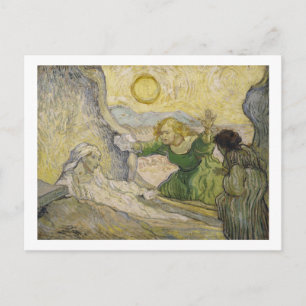 Raising of Lazarus (Rembrandt), Van Gogh Fine Art Postcard
