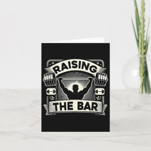 Raising The Bar Barbell Bodybuilding  Card