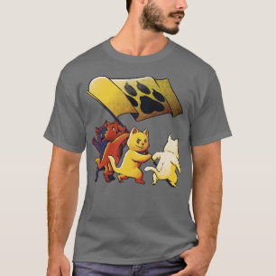 Raising the on Iwo Jima cats world domination for T-Shirt