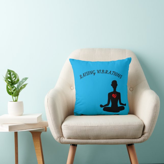 Raising Vibrations Throw Cushion (Chair)