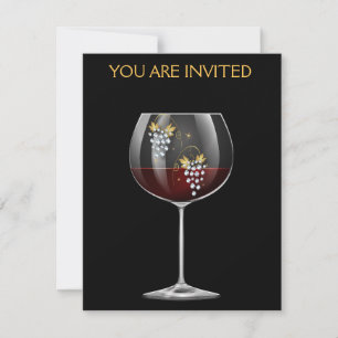 Raisins de diamant - Invitation Verre Classé