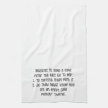 Raisons de faire un gâteau - serviette de cuisine