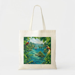 Raja Ampat Indonesia Tropical Reef & Birds Tote Bag