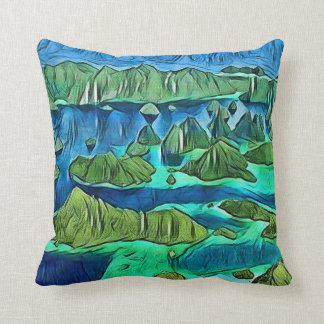 Raja Ampat Islands Throw Pillow