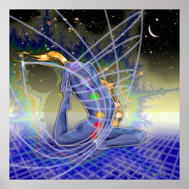 Raja Kapotasana Visualization Poster (Front)