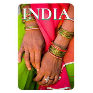 Rajasthan Close-up of Woman's Hands Magnet