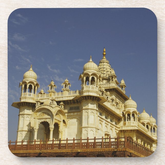 Rajasthan, India A woman standing at and accient Coaster (Front)