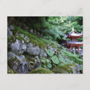 Rakan of Otagi Nenbutsu Temple in Kyoto Postcard