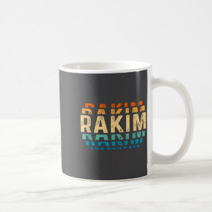 Rakim Vintage Tee Love Heart Rakim D Retro Rakim  Coffee Mug