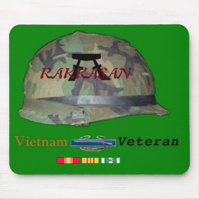 Rakkasan Vietnam Vet mousepad with CIB Design (Front)