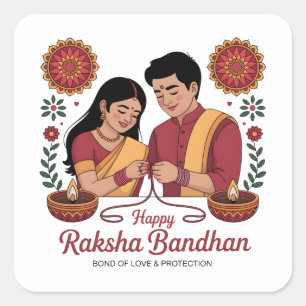 Raksha Bandhan Sticker
