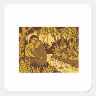 Rakup Beliang Square Sticker