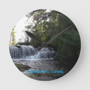 Raleigh Falls Round Clock