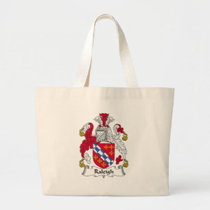 Raleigh Family Crest Large Tote Bag