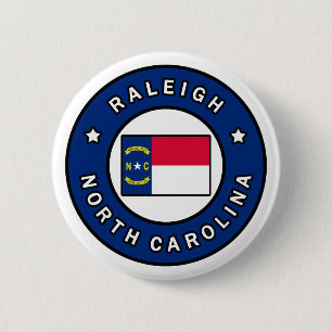 Raleigh North Carolina 2 Inch Round Button
