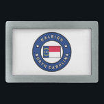 Raleigh North Carolina Belt Buckle<br><div class="desc">Raleigh North Carolina</div>