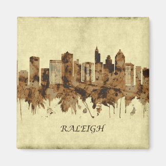 Raleigh North Carolina Cityscape Magnet