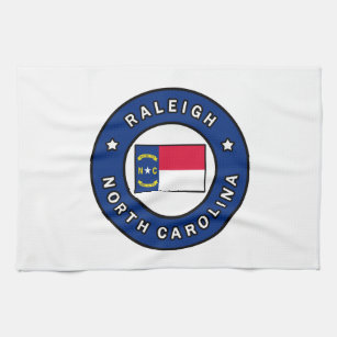 Raleigh North Carolina Kitchen Towel