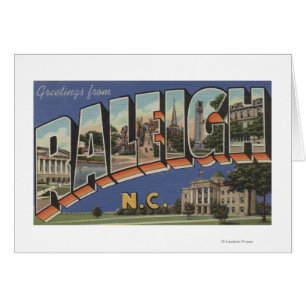 Raleigh, North Carolina - Large Letter Scenes 2