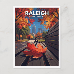 Raleigh, North Carolina — Moore Square in Fall Postcard
