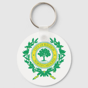 Raleigh, North Carolina Seal Keychain