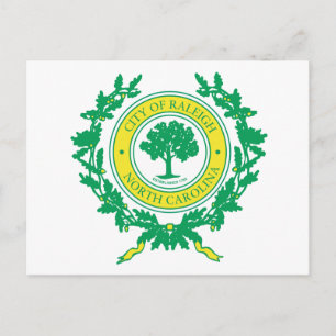 Raleigh, North Carolina Seal Postcard