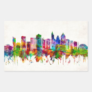 Raleigh North Carolina Skyline Sticker