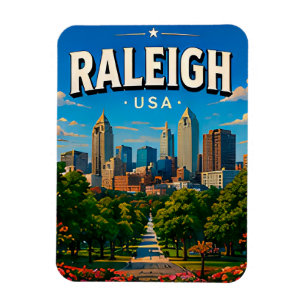 Raleigh North Carolina Souvenir Magnet