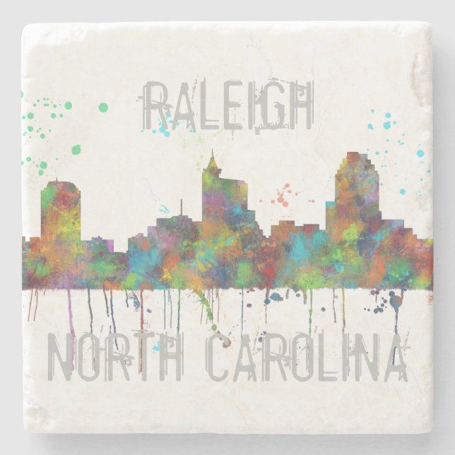 RALEIGH, NORTH CAROLINA - Stone Drinks Coaster (Front)