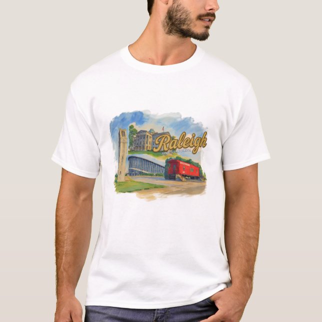 Raleigh North Carolina T-shirt (Devant)