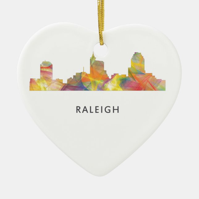 RALEIGH, NORTH CAROLINA WB1 - CERAMIC ORNAMENT (Front)