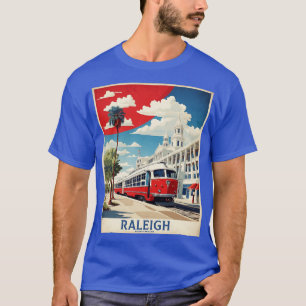 Raleigh United States of America Tourism Vintage P T-Shirt