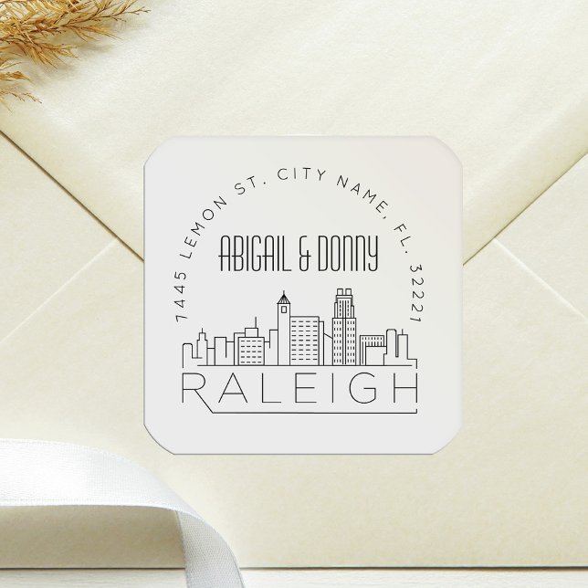 Raleigh Wedding | Pre-Addressed Envelope Seal (Creator Uploaded)