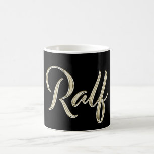 Ralf Name whitegold Tasse Teetasse Coffee Mug