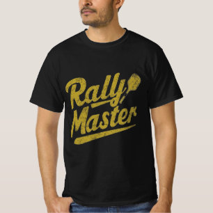 Rally master retro golden pickleball T-Shirt