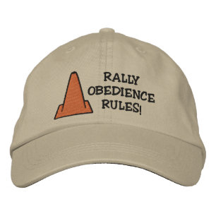 Rally Obedience Rules Embroidered Hat