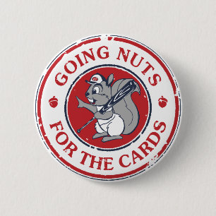 Rally Squirrel 2 Inch Round Button