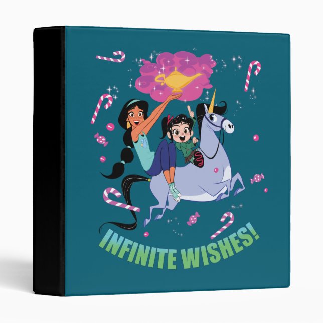 Ralph Breaks the Internet | Jasmine & Vanellope Binder (Front/Spine)