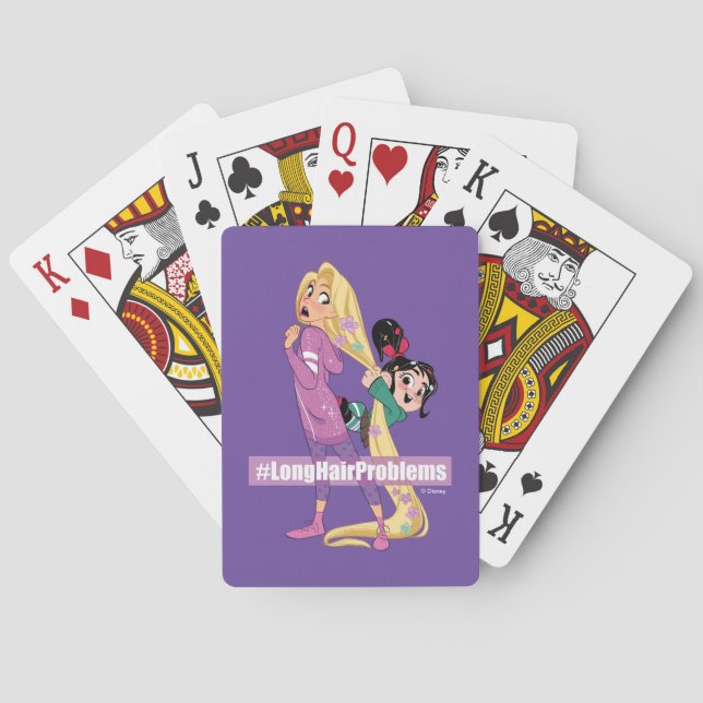 Ralph Breaks the Internet | #LongHairProblems Playing Cards (Back)