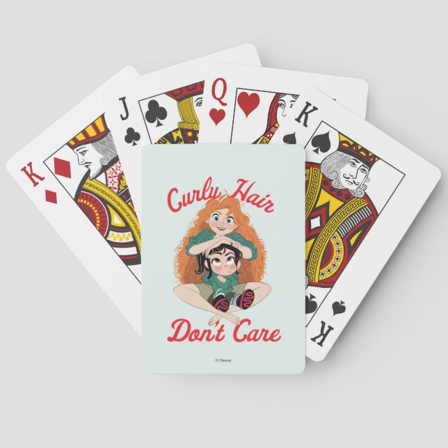 Ralph Breaks the Internet | Merida - Curly Hair Playing Cards (Back)