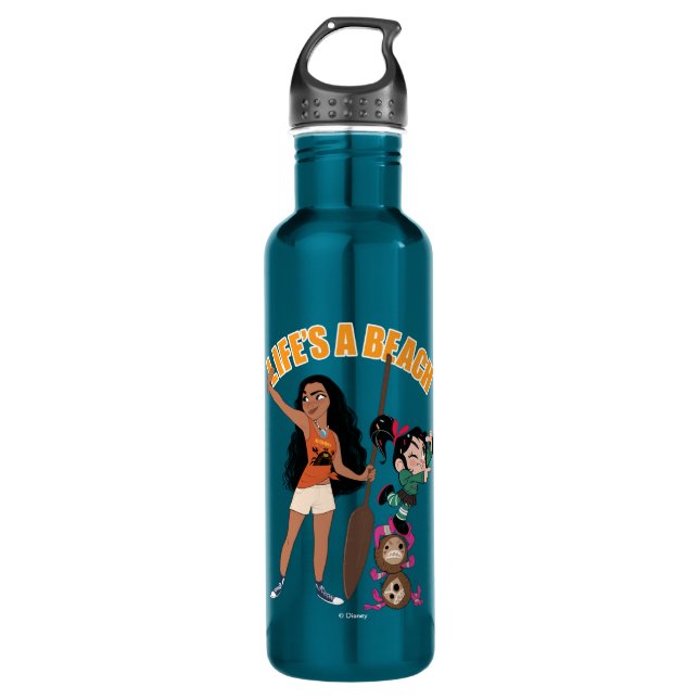 Ralph Breaks the Internet | Moana - Life's a Beach 710 Ml Water Bottle (Front)