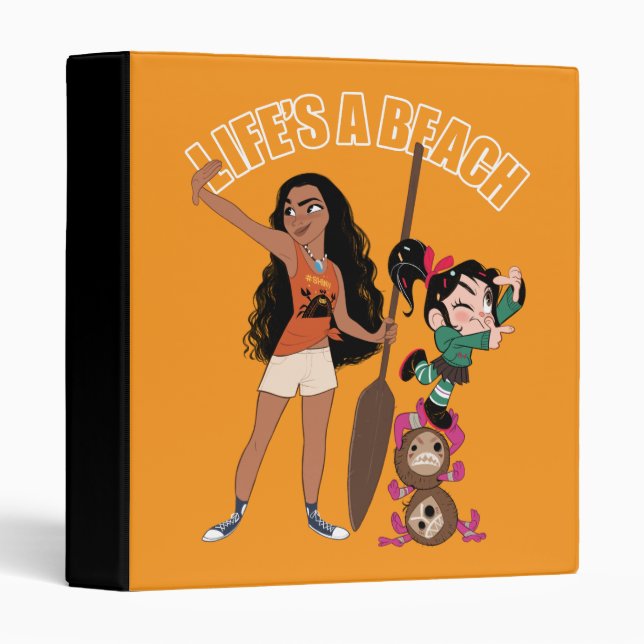Ralph Breaks the Internet | Moana - Life's a Beach Binder (Front/Spine)