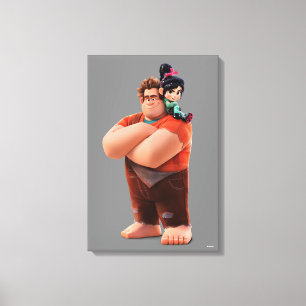Ralph Breaks the Internet   Ralph & Vanellope Canvas Print