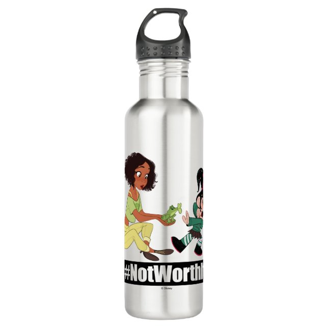 Ralph Breaks the Internet | Tiana - #NotWorthIt 710 Ml Water Bottle (Front)