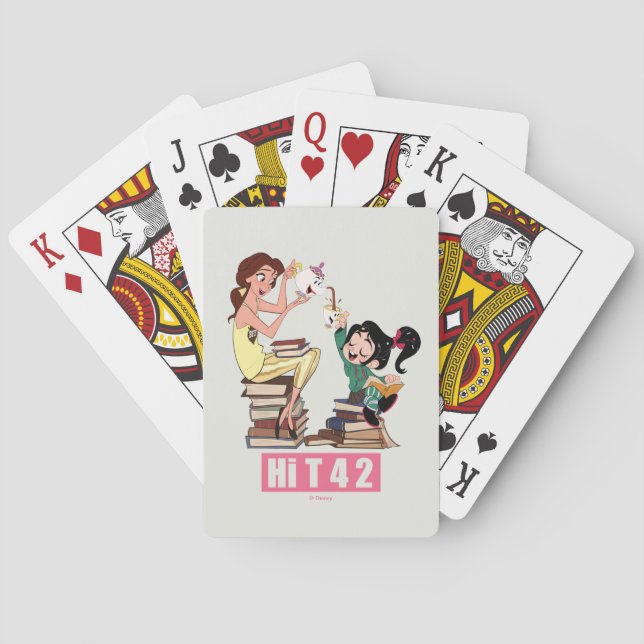 Ralph Breaks the Internet | Vanellope & Belle Playing Cards (Back)