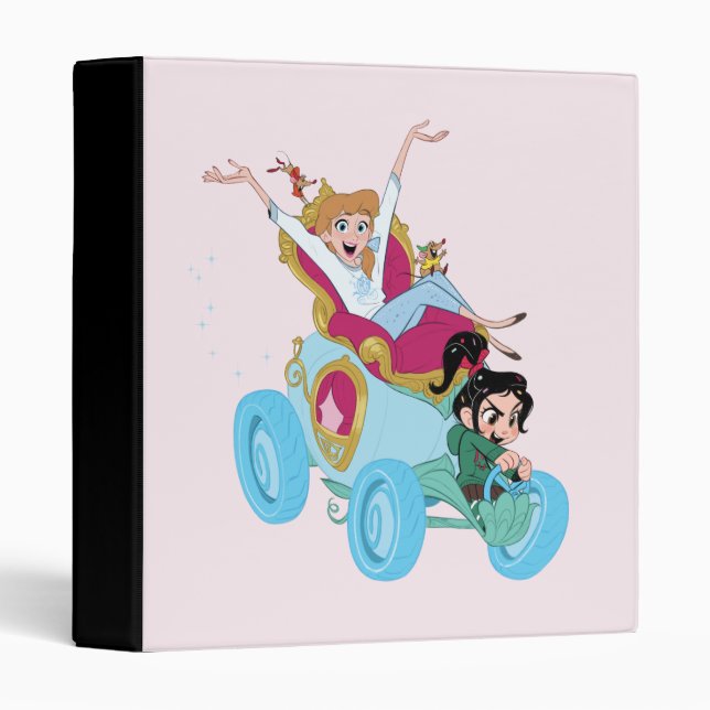 Ralph Breaks the Internet | Vanellope & Cinderella Binder (Front/Spine)