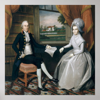 Ralph Earl / Oliver and Abigail Ellsworth / Poster